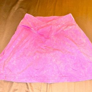 PINK, pink mini athletic skort shirt